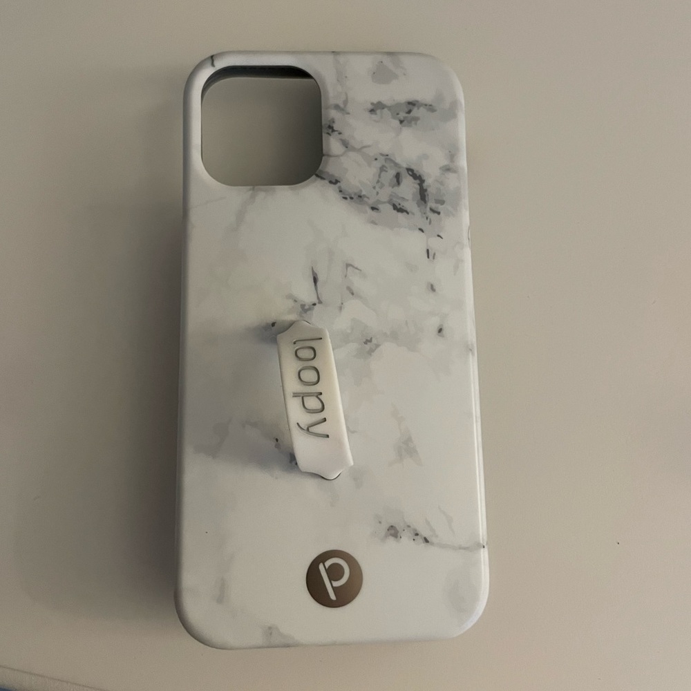 COPY - Loopy Case. White marble -iPhone 12 Pro